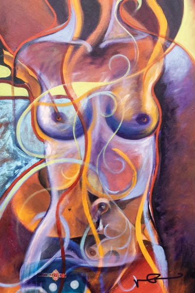 Fedish by Nicole Collie canvas print