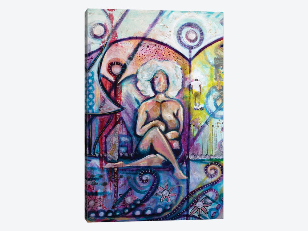 Stain Glass by Nicole Collie 1-piece Canvas Wall Art