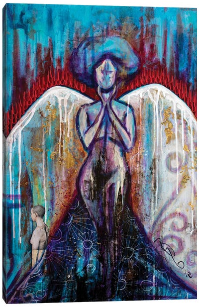 Angels Do Not Judge Canvas Art Print - Nicole Collie