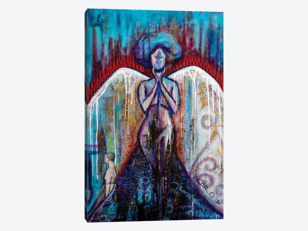 Angels Do Not Judge by Nicole Collie 1-piece Art Print