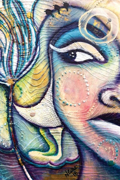 A Bird On A Wire by Nicole Collie art print