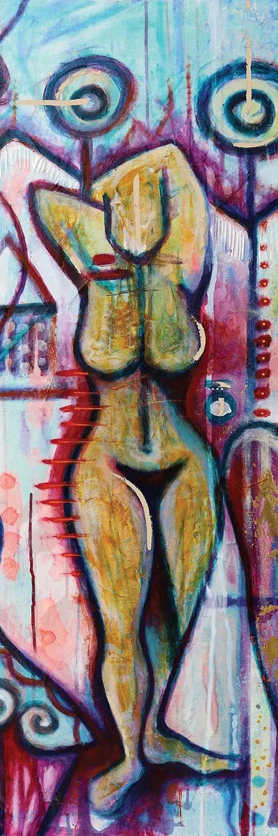 One Stitch At A Time by Nicole Collie canvas print