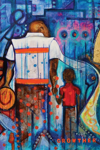 Father And Son by Nicole Collie framed wall art