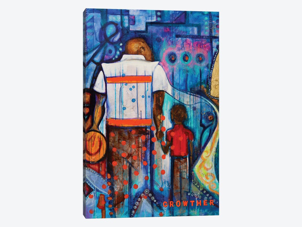 Father And Son by Nicole Collie 1-piece Art Print