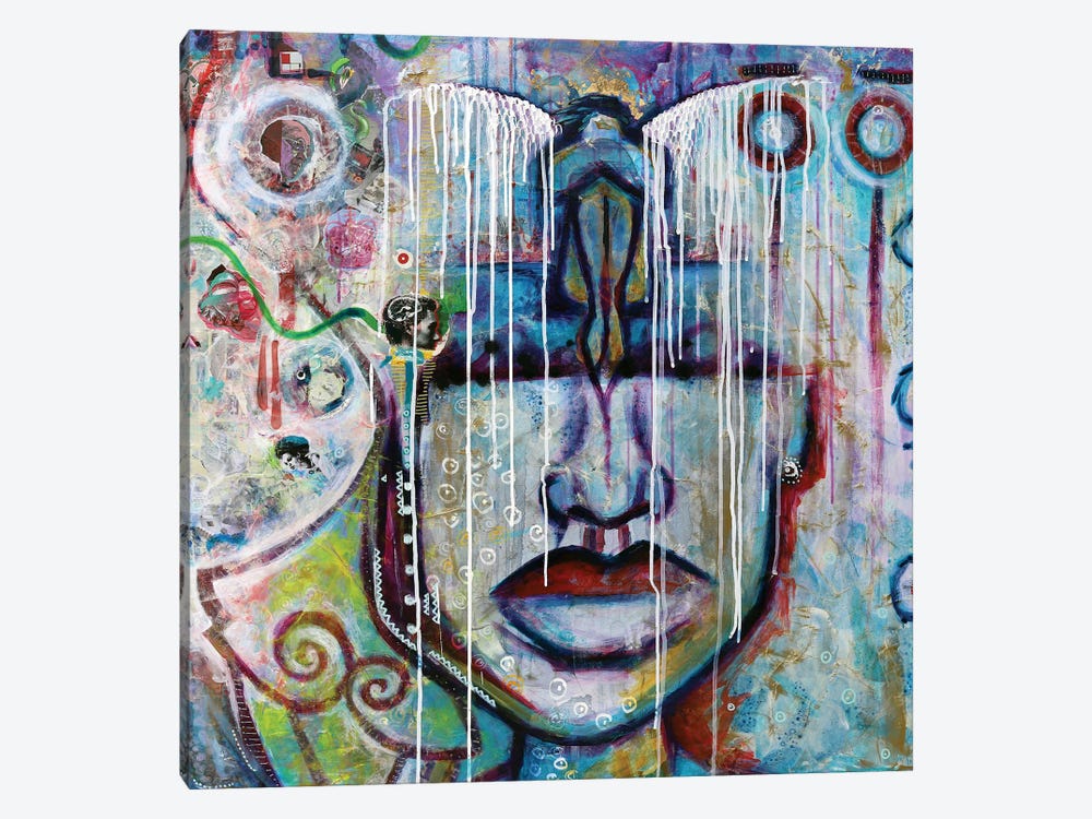 What Is In My Head by Nicole Collie 1-piece Canvas Artwork