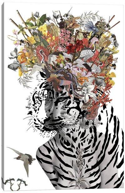 Animal Attraction Suki II Canvas Art Print - Tiger Art