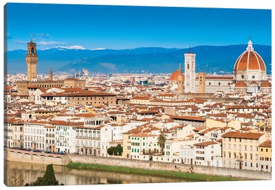 Historic Center Cityscape, Florence, Tuscany Region, Italy Canvas Art Print