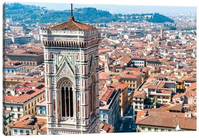 Top Level, Giotto's Campanile, Piazza del Duomo, Florence, Tuscany Region, Italy Canvas Art Print - Danita Delimont Photography