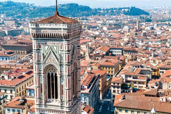 Nico Tondini: Top Level, Giotto's Campanile, Piazza del Duomo, Florence, Tuscany Region, Italy by Nico Tondini
