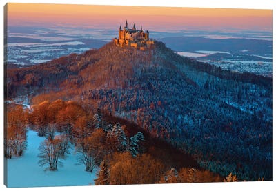 Hohenzollern In Winter Mood Canvas Art Print - Germany Art