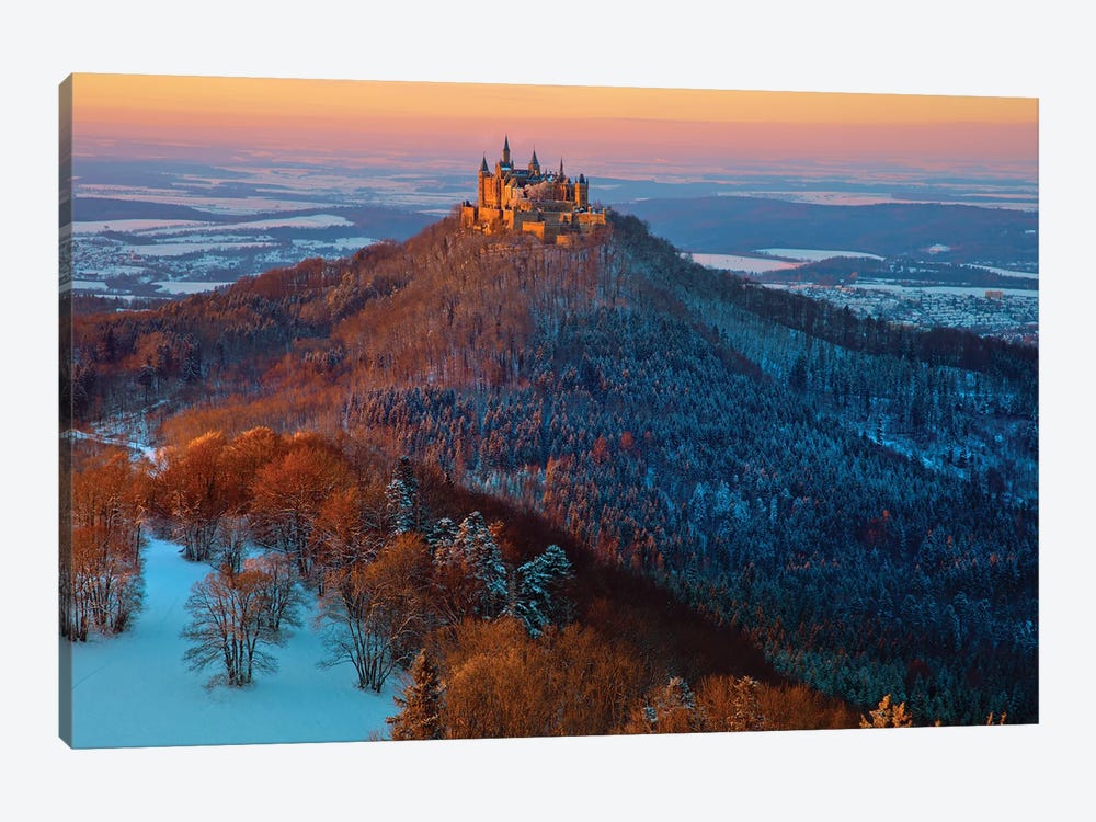 Hohenzollern In Winter Mood by Nicolas Schumacher 1-piece Canvas Wall Art