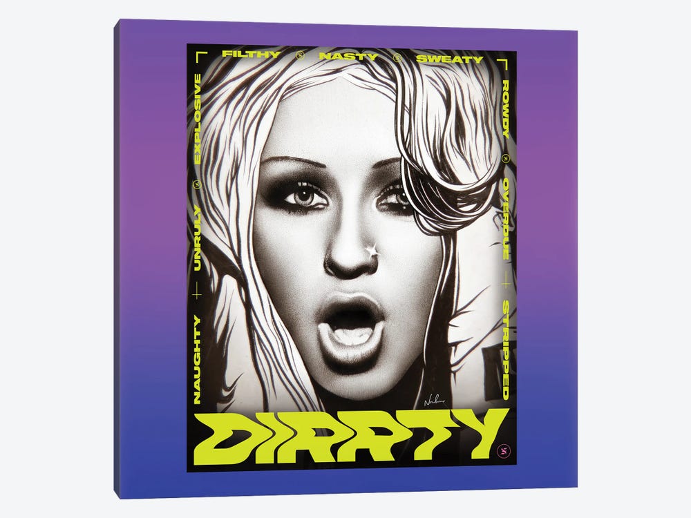 Dirrty by Nordacious 1-piece Canvas Wall Art