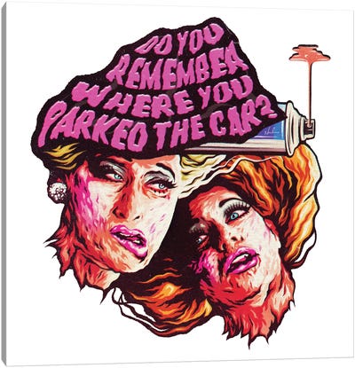 Do You Remember Where You Parked The Car Canvas Art Print - Meryl Streep