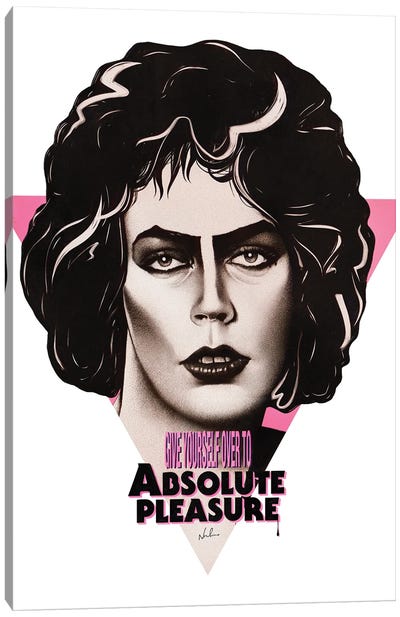 Give Yourself Over To Absolute Pleasure Canvas Art Print - The Rocky Horror Picture Show
