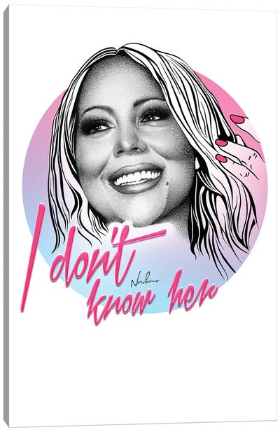 I Don't Know Her Canvas Art Print - Mariah Carey
