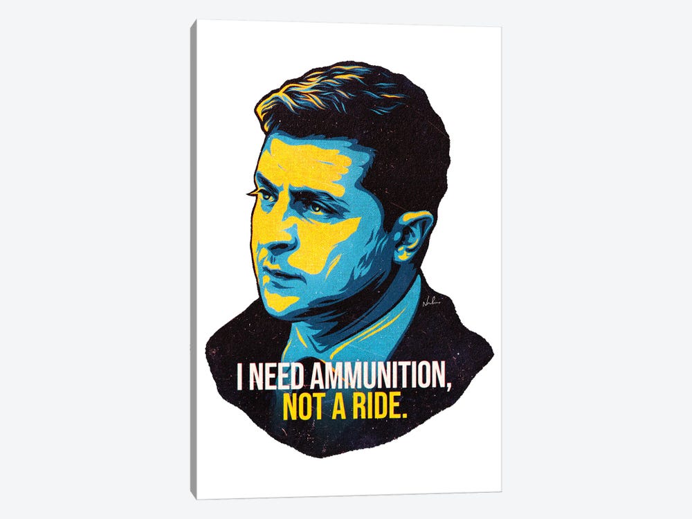 I Need Ammunition, Not A Ride by Nordacious 1-piece Canvas Art Print