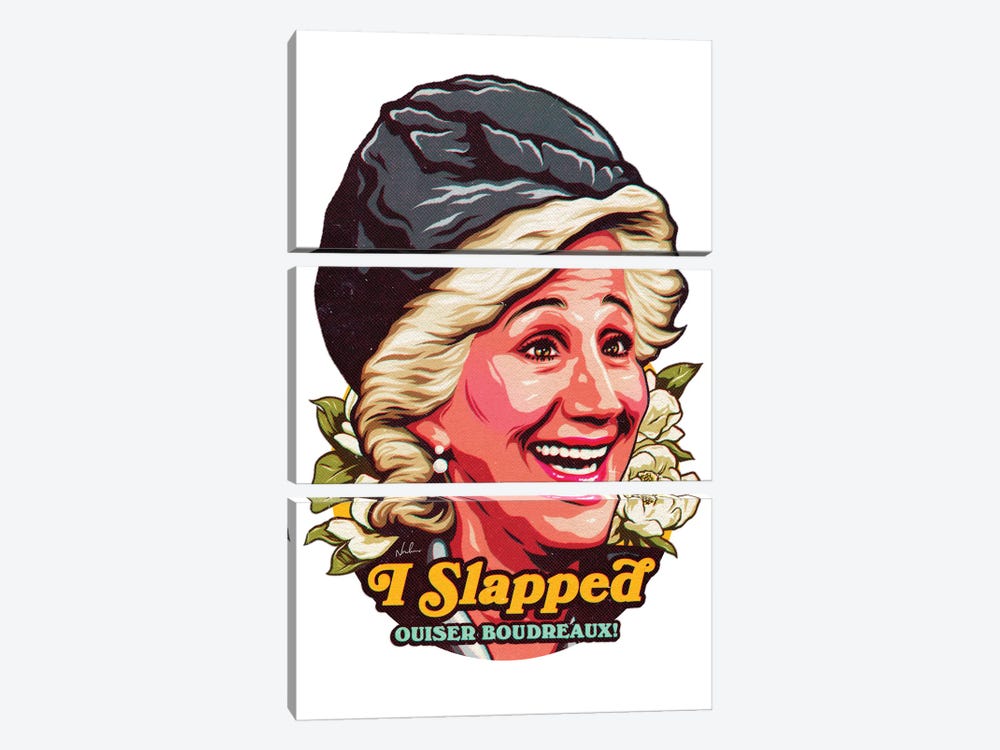 I Slapped Ouiser Boudreaux by Nordacious 3-piece Canvas Wall Art