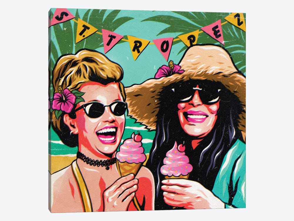 Ice Cream In St Tropez by Nordacious 1-piece Art Print