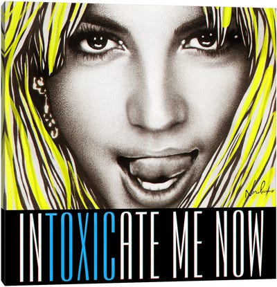 Intoxicate Me Now Canvas Art Print - Britney Spears