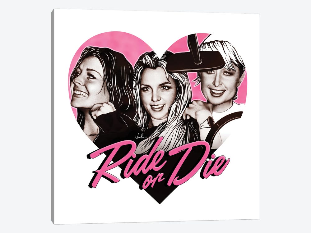 Ride Or Die by Nordacious 1-piece Canvas Art