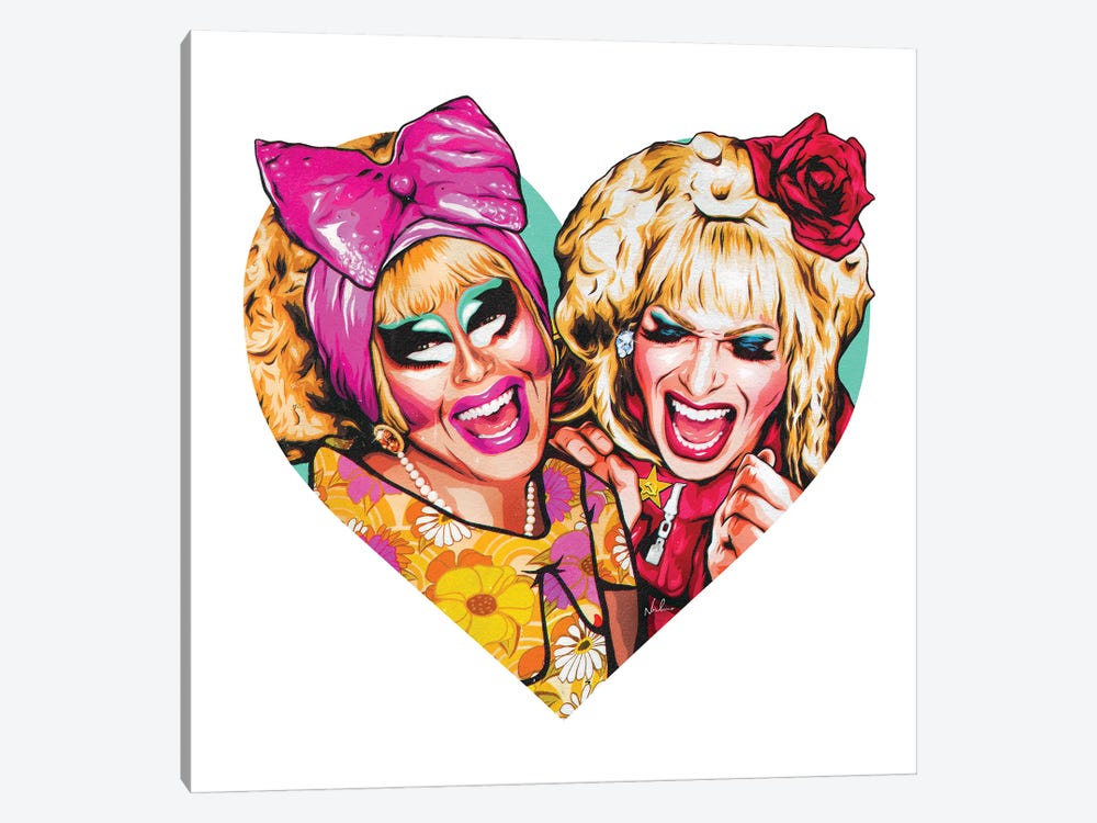 Trixie And Katya by Nordacious 1-piece Canvas Art Print