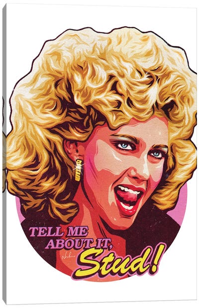Tell Me About It, Stud Canvas Art Print - Performing Arts