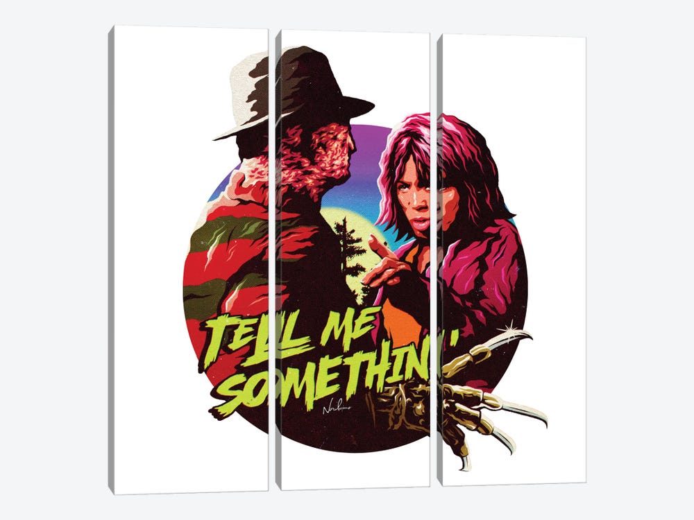 Tell Me Somethin' by Nordacious 3-piece Canvas Wall Art