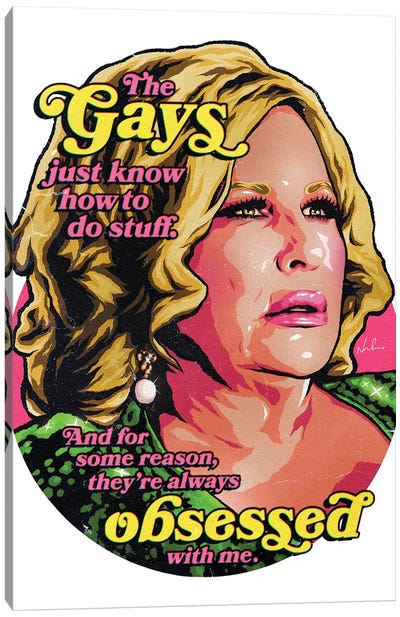 The Gays Just Know How To Do Stuff Canvas Art Print - Sitcoms & Comedy TV Show Art