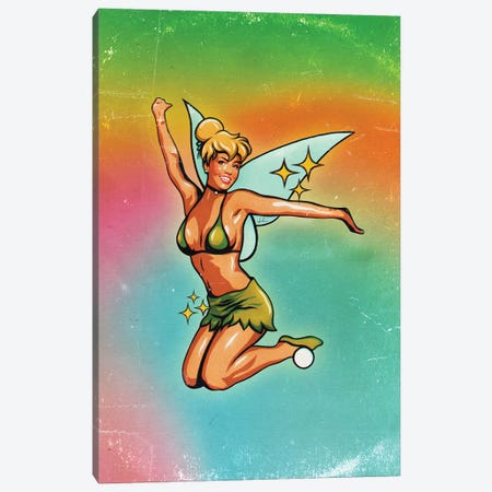 Tinkerbell Canvas Print #NDC66} by Nordacious Canvas Print