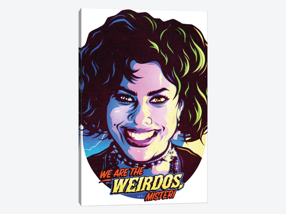 We Are The Weirdo's, Mister by Nordacious 1-piece Canvas Print