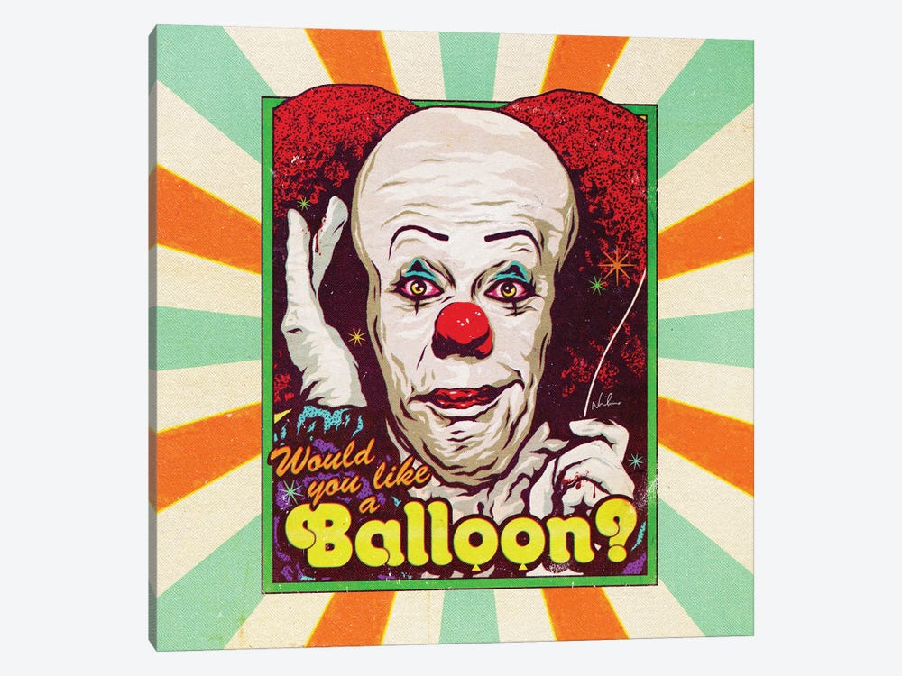 Would You Like A Balloon by Nordacious 1-piece Canvas Print