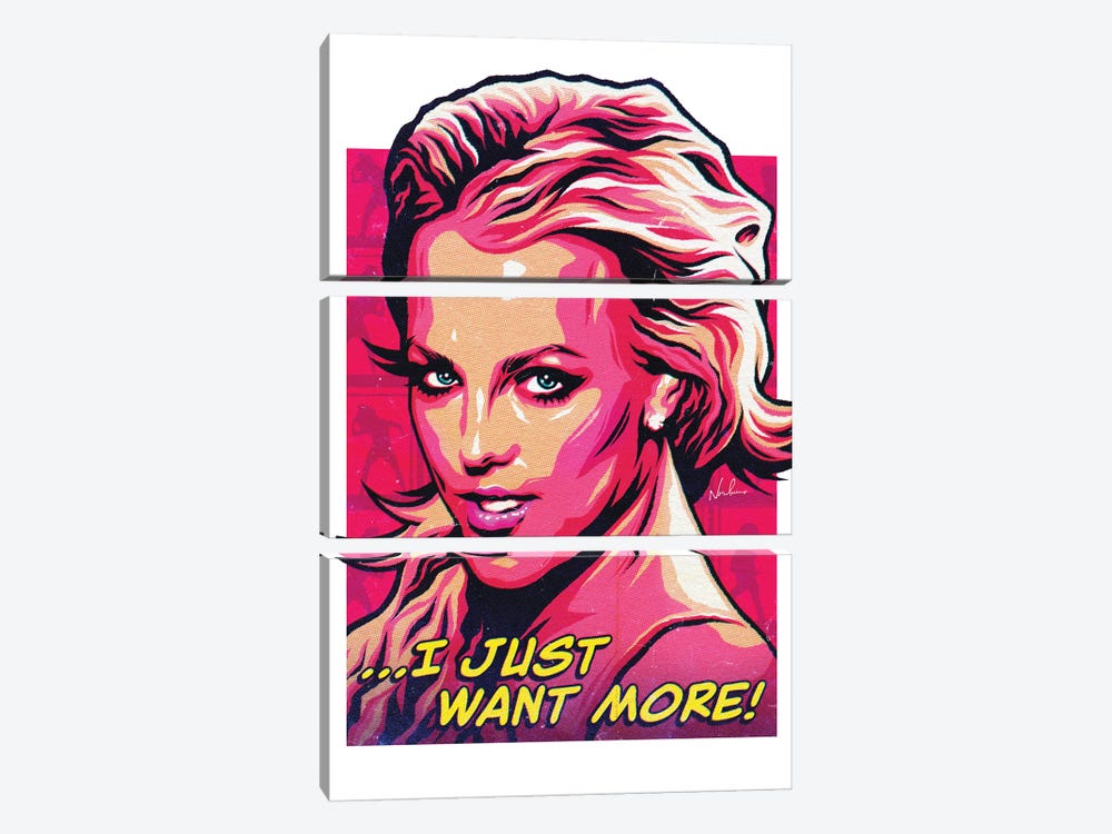 I Just Want More by Nordacious 3-piece Canvas Artwork