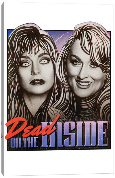 Dead On The Inside Canvas Art Print - Goldie Hawn