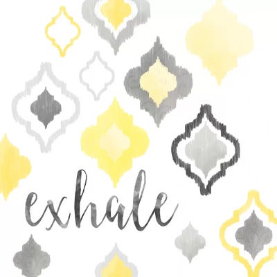 Yellow Gray Moroccan Sentiment II by Noonday Design art print