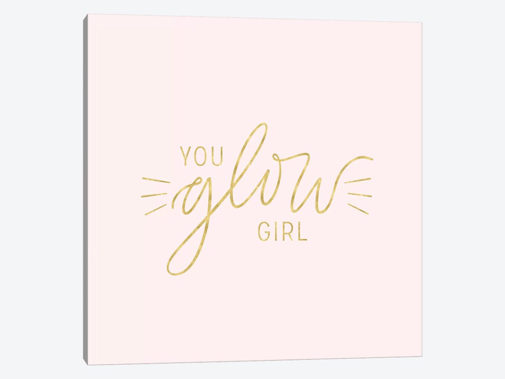 You Glow Girl II by Noonday Design 1-piece Canvas Wall Art