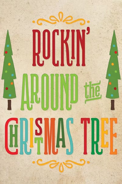 Colorful Christmas III by Noonday Design canvas print