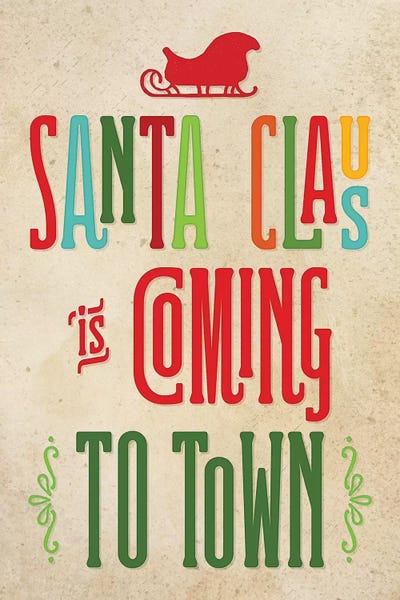 Vintage Christmas: Colorful Christmas IV by Noonday Design