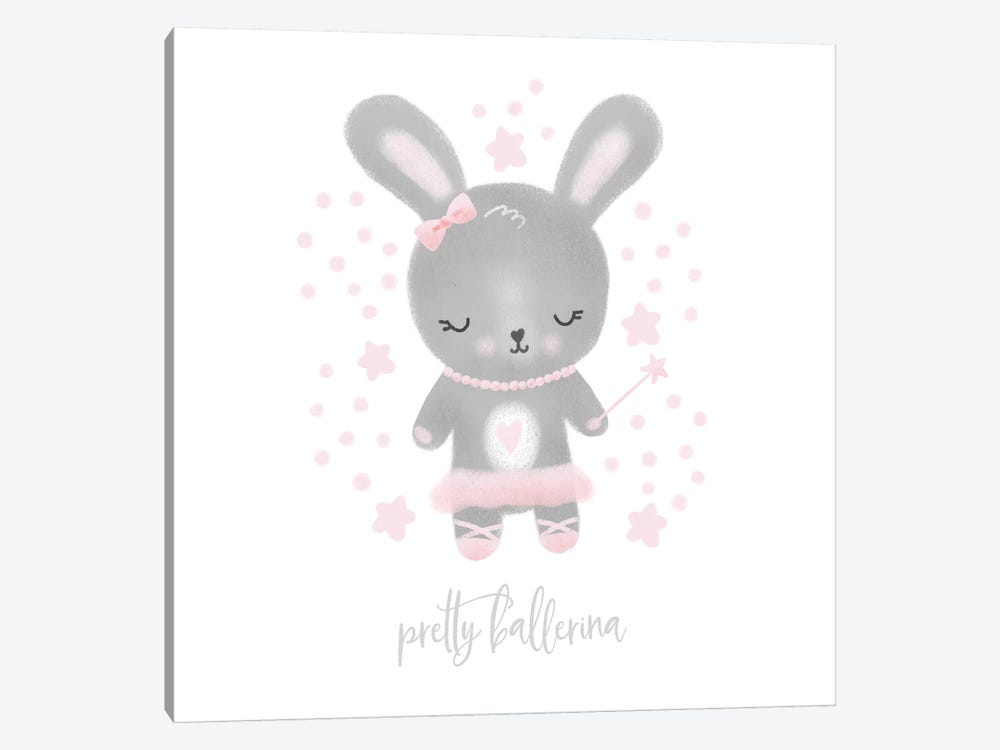 Ballerina Bunny III by Noonday Design 1-piece Canvas Art Print