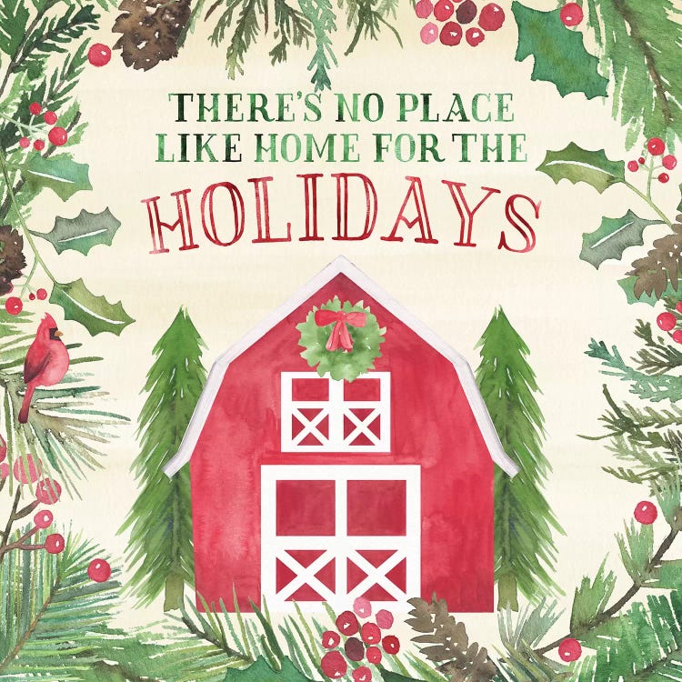 New England Christmas I by Noonday Design wall art