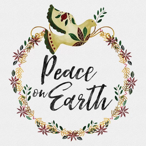 Holiday Décor: Peace and Joy I by Noonday Design