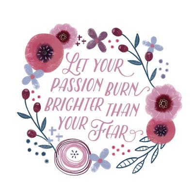 Fierce Girl III Passion by Noonday Design multi panel art