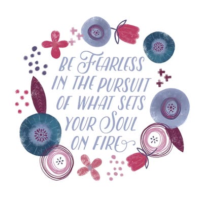 Fierce Girl IV Fearless by Noonday Design multi panel art