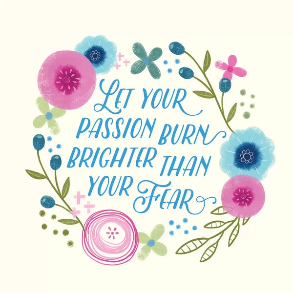 Hope: Fierce Girl Pink III by Noonday Design