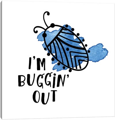 Buggin' Out II Canvas Art Print - Beetle Art