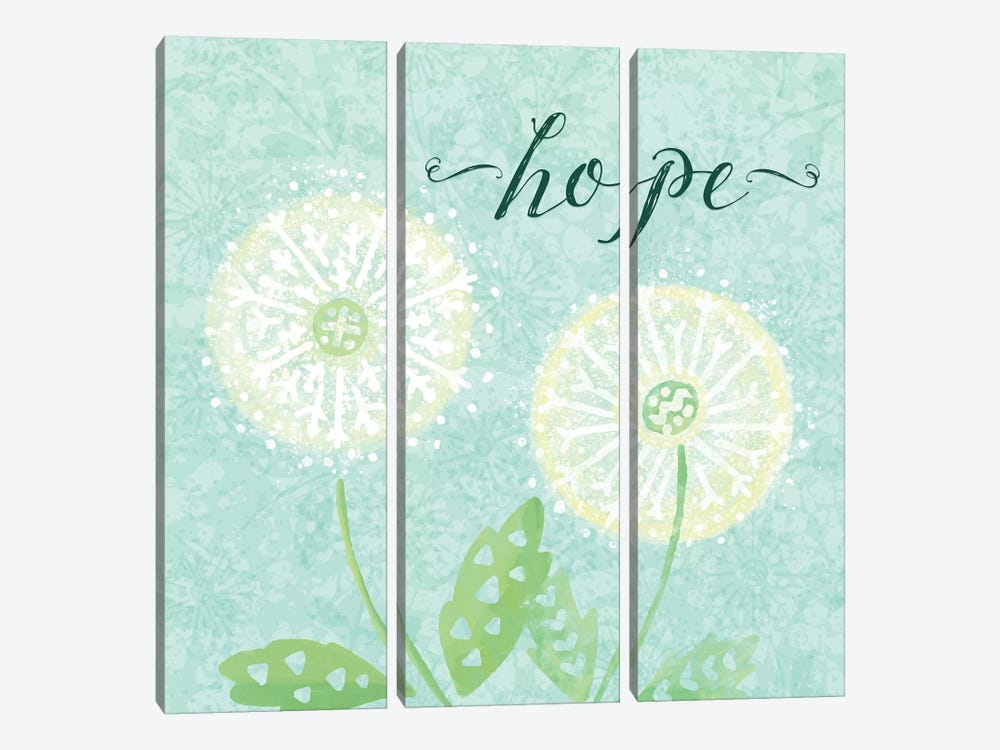 Dandelion Wishes II by Noonday Design 3-piece Canvas Art Print