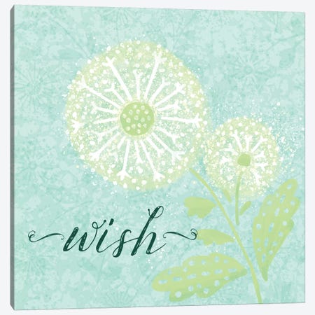 Dandelion Wishes III Canvas Print #NDD26} by Noonday Design Canvas Wall Art