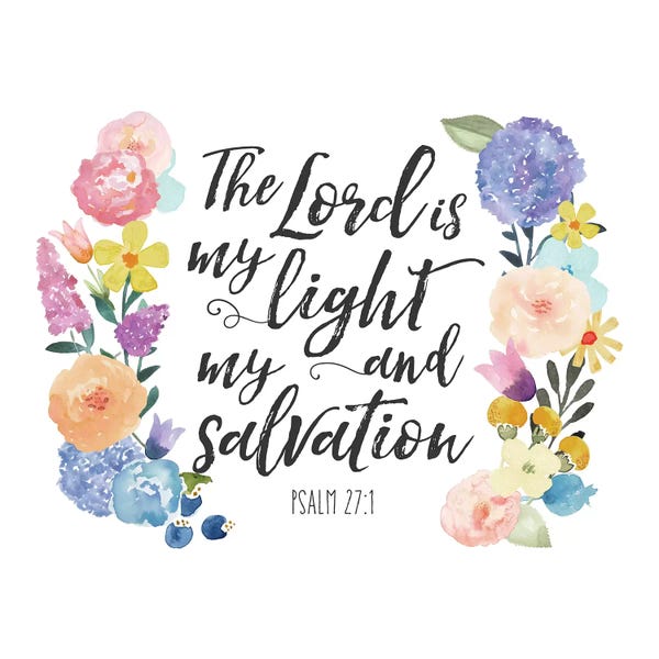 Bible Verses: Floral Bible Verse II by Noonday Design