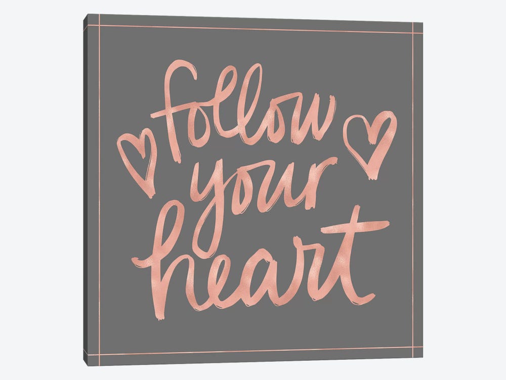Follow Your Heart by Noonday Design 1-piece Canvas Wall Art