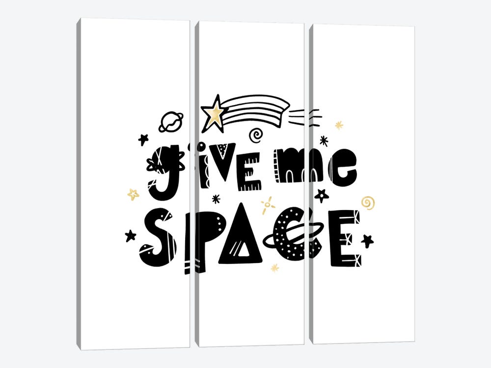 Give Me Space I by Noonday Design 3-piece Canvas Wall Art