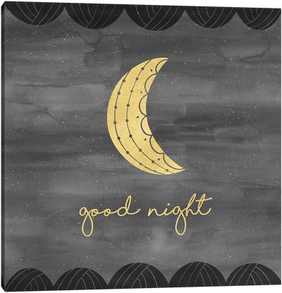Good Night Sleep Tight I Canvas Art Print - Noonday Design